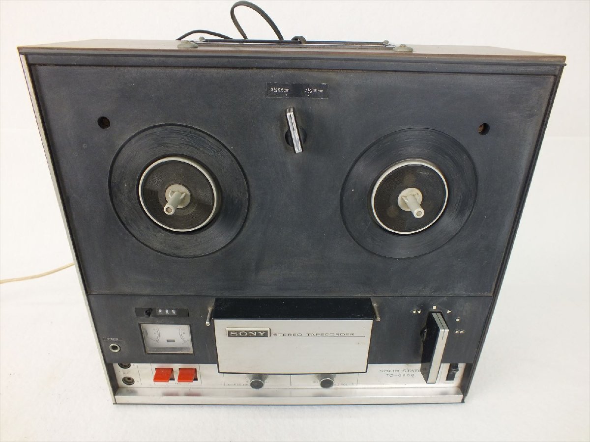 期間限定60%OFF!SONY オープンリールデッキ テープレコーダー TC-6250 昭和レトロ
