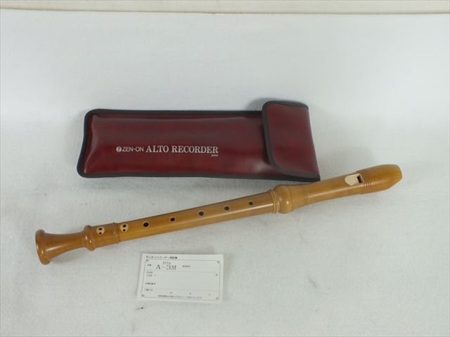 割引 ZEN-ON ALTO RECORDER ゼンオン アルトリコーダー A-3M asakusa