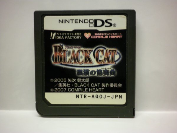DS　ブラック キャット 黒猫の協奏曲　BLACK CAT 黒猫の協奏曲　(ソフトのみ)_画像1