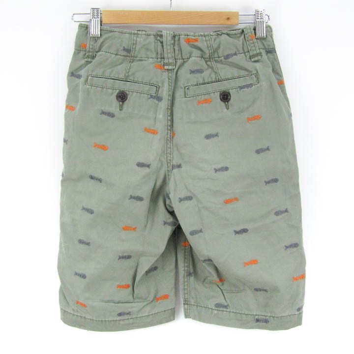  Gap shorts embroidery fish bottoms cotton 100% for boy 155 size green Kids child clothes GAP