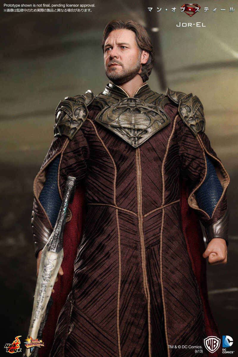 新品未開封 ホットトイズ MMS201 『マン・オブ・スティール』 1/6フィギュア　ジョー=エル Man Of Steel - Jor-El