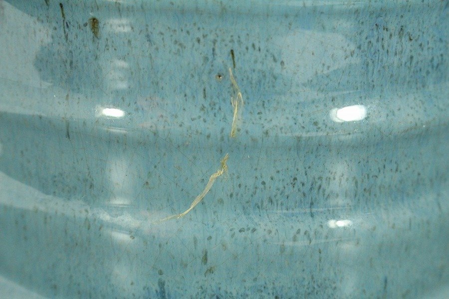 【銀閣】中国美術 海鼠釉 棒瓶 31.5cm 旧家蔵出(FA963)_スマホの方 下の(商品詳細を見る)クリック