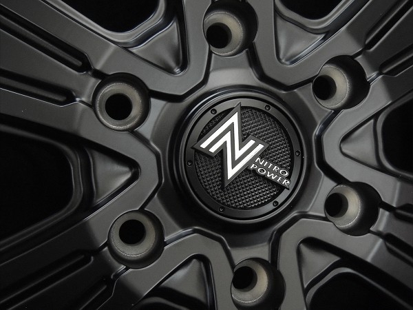 送料無料 NV350 キャラバン ナイトロパワー クロスクロウ セミグロスブラック 215/65R16 ヨコハマ パラダ ホワイトレター_画像3