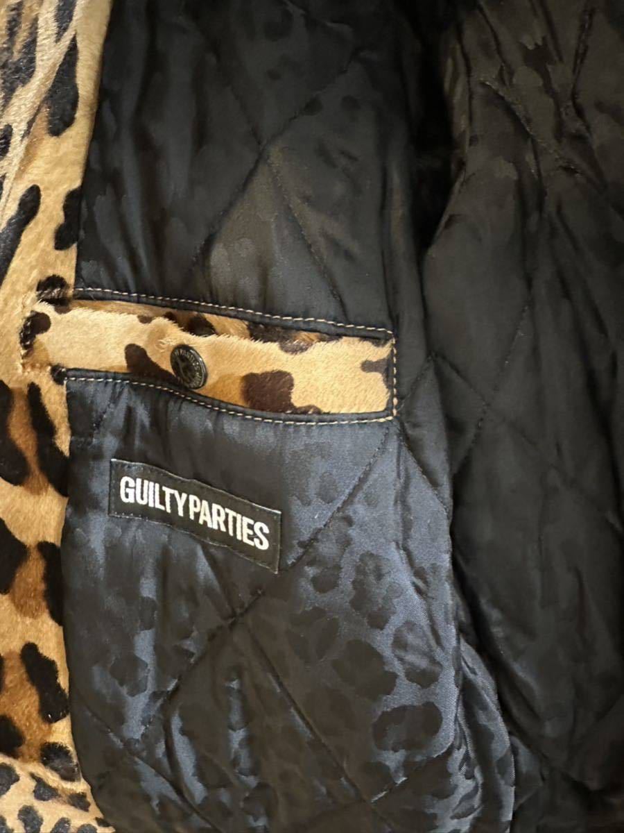WACKO MARIA GUILTY PARTIES レオパード ハラコ レザー ジャケット ライダース ワコマリア 天国東京 豹柄_画像6