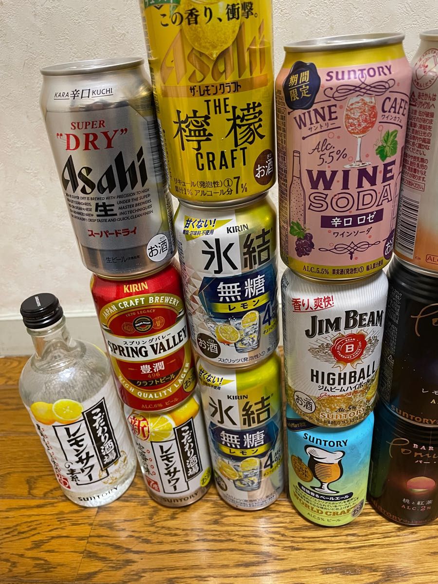 PayPayフリマ|お酒 まとめ売り 生ビール 発泡酒 チューハイ 瓶1本 缶