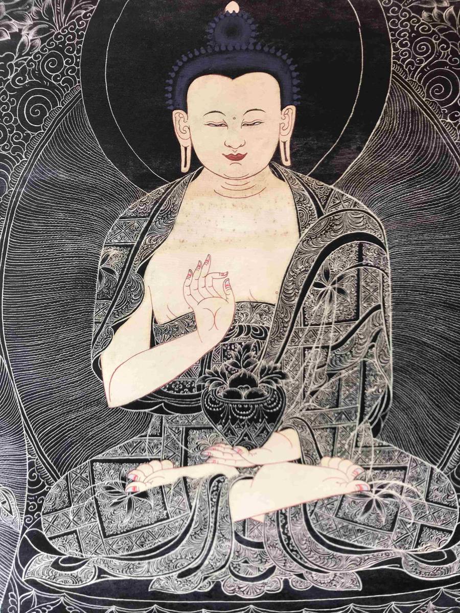 . Buddhism fine art [.... three . small ..]..88cm search : bodhisattva Buddhist image west warehouse ........③