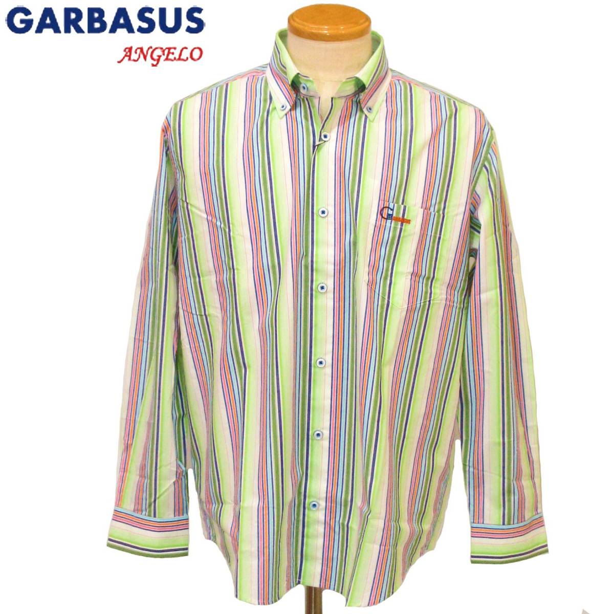 ★GARBASUS★SALE BDオープンシャツ【緑LL】春夏モデル 21110603 ガルバス