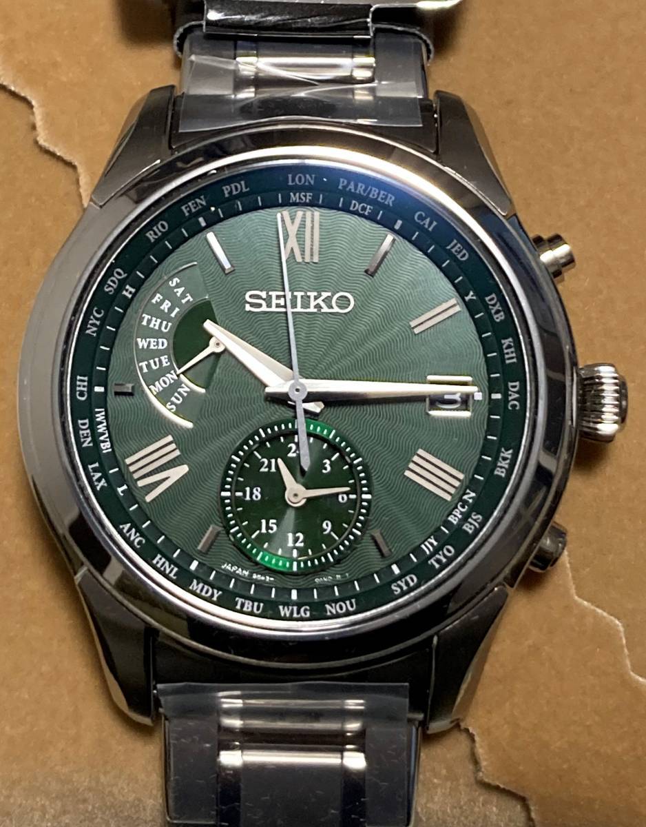 セイコー ブライツ SAGA307 SEIKO BRIGHTZ 電波 ソーラー 電波時計 腕時計 メンズ 新品未使用 タグ付きの画像7