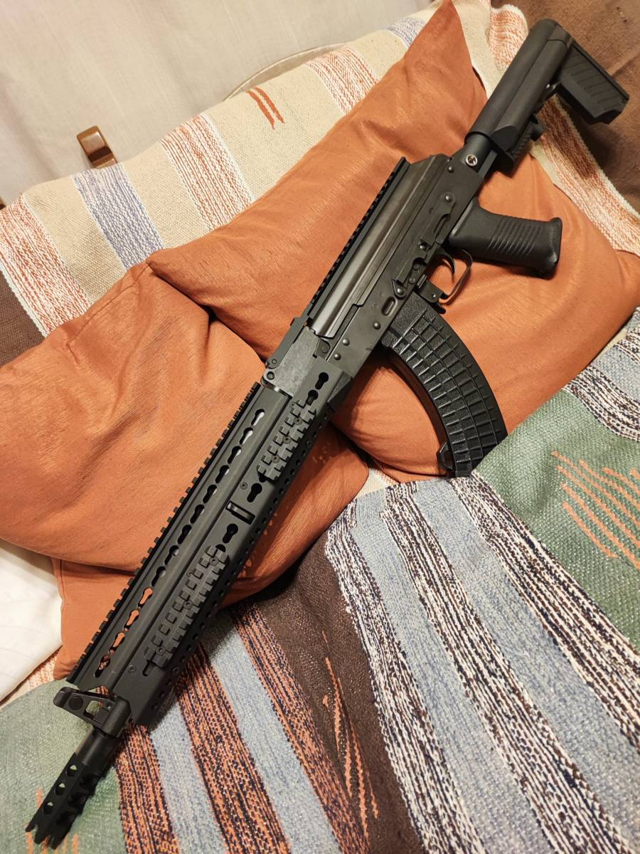 LCT 電動ガン AK LTS Keymod 13.5 ASTER 電子制御トリガー DSG ハイレスポンス/ハイサイクル/流速 フルカスタム_画像2