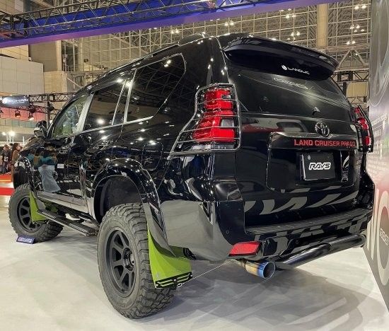 150プラド後期車用マッドフラップ ☆ブラック☆LANDLIC JAPAN | www