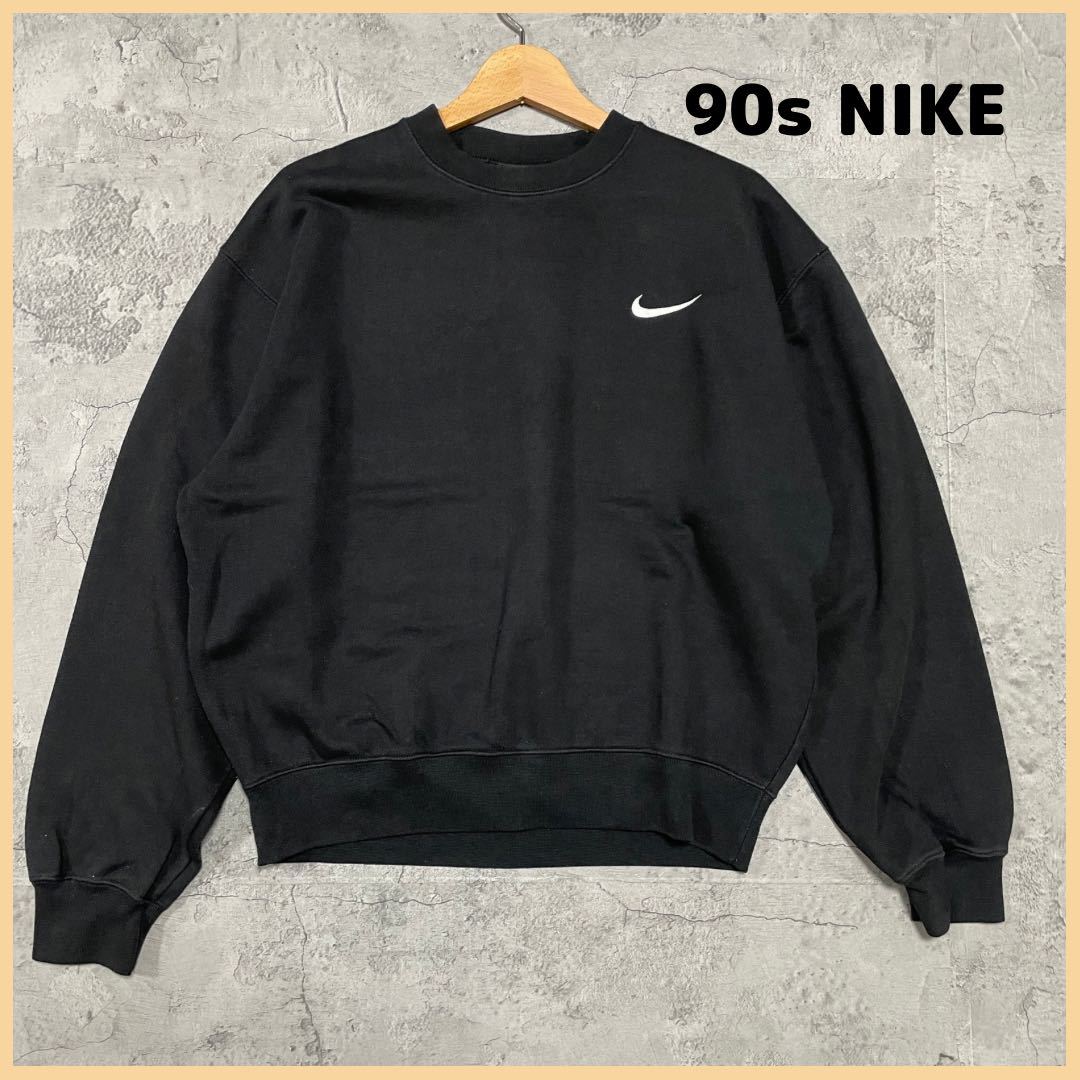 正式的 NIKE 90s ナイキ 玉FL2401 サイズL ブラック vintage