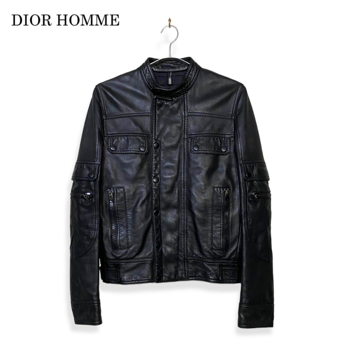 ディオールオム】Dior hommeエディ期レザージャケット サイズ44-