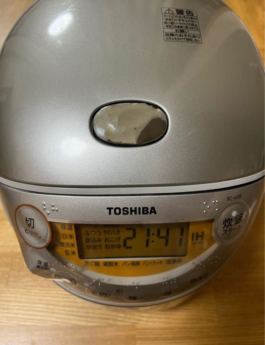TOSHIBA 東芝 炊飯器 3 5合 RC-6XM(R)｜Yahoo!フリマ（旧PayPayフリマ）