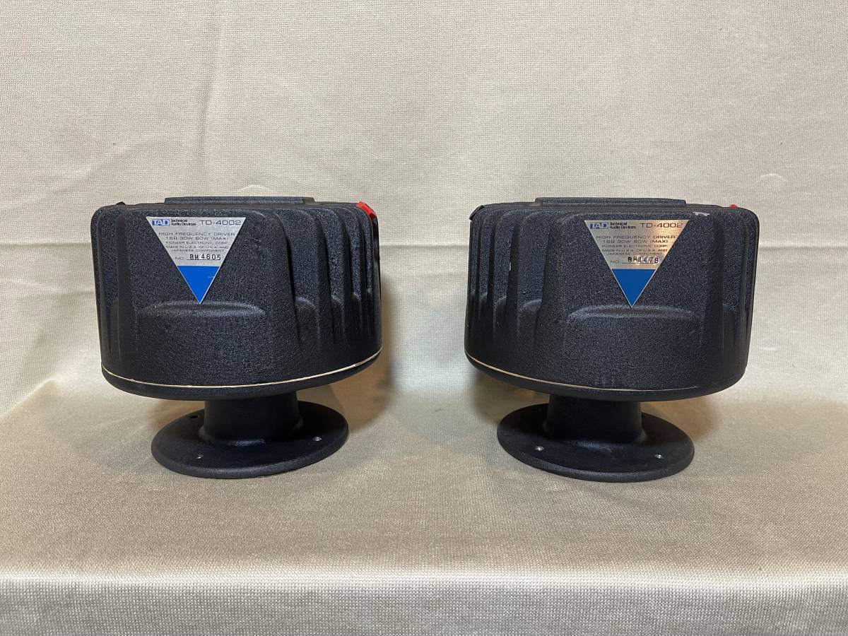 Yahoo!オークション - TAD TD-4002 ドライバー ホーンペア Yahoo!オークション - TAD TD-4002 ドライバー ホーンペア