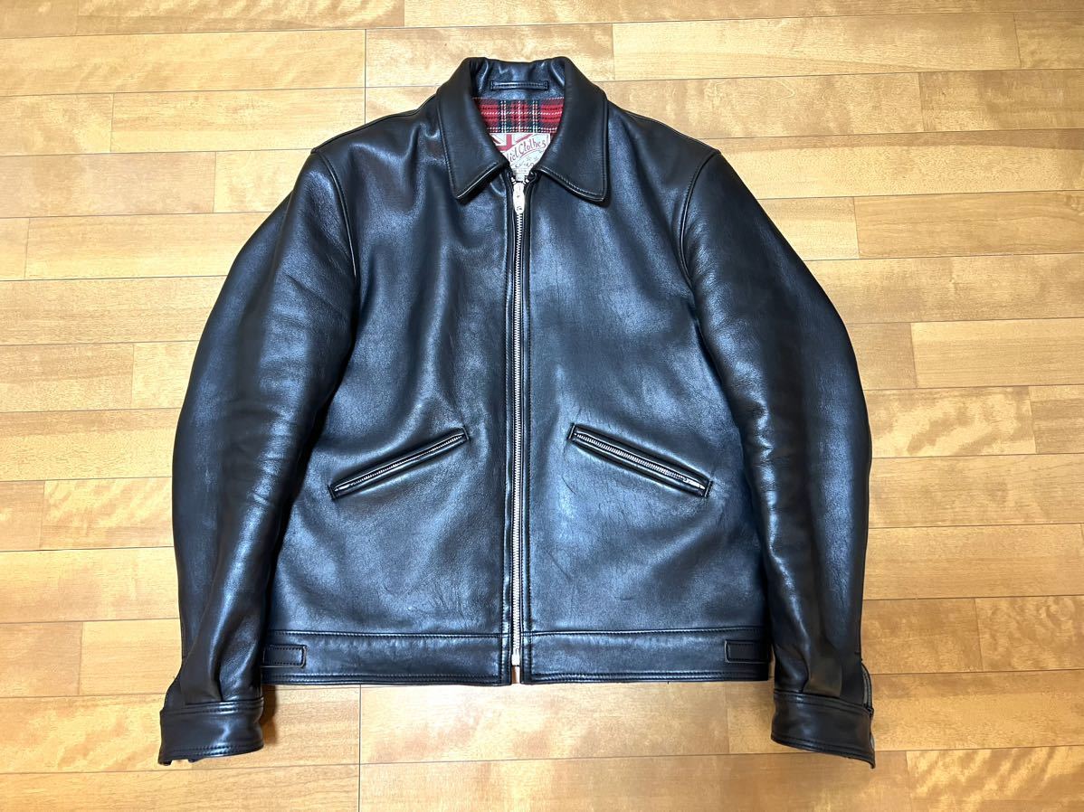 【国内正規品・極美品・激安】42サイズ XL ADDICT CLOTHES アディクトクローズ AD-14レザー ライダース ジャケット シープスキン 羊革 【国内正規品・極美品・激安】42サイズ XL ADDICT CLOTHES アディクトクローズ AD-14レザー ライダース ジャケット シープスキン 羊革