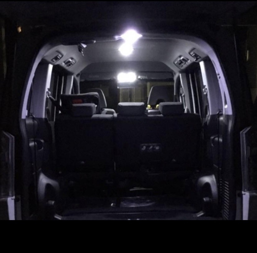 鬼爆 RM1/4 CR-V前期(CRV) 純正球交換用 LED ルームランプ 車内灯 バックランプ ポジション球 ナンバー灯 ウェッジ バルブセット ホンダ