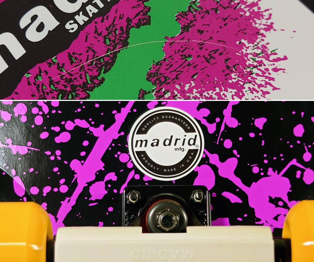 バック・トゥ・ザ・フューチャー スケートボード 公式レプリカ 2019 鑑定書&ステッカー付 / BTTF Marty McFly's Madrid ｘ Valterra_画像3
