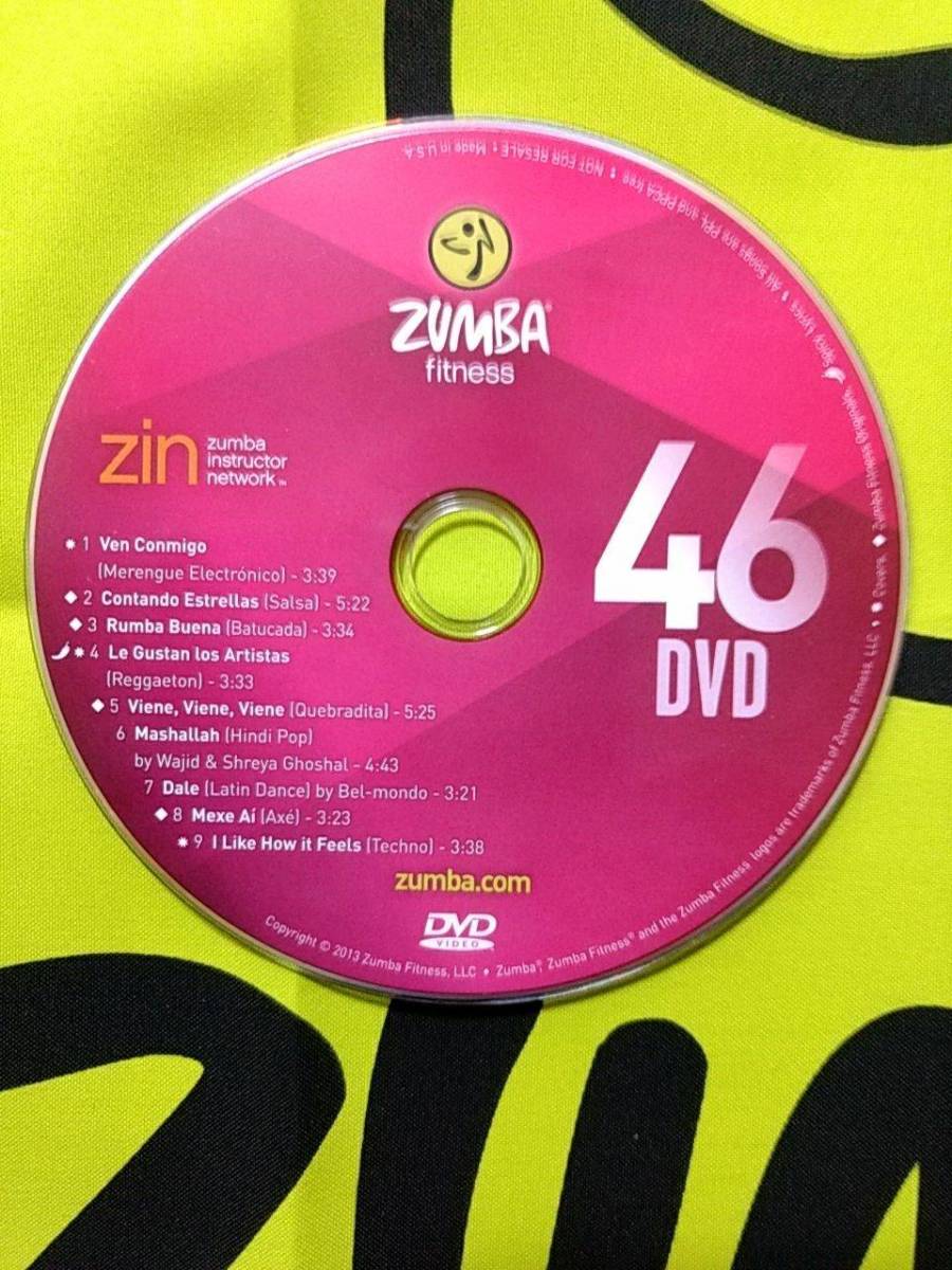 即決 ZUMBA　ズンバ　ZIN46　DVD　＆　CD　インストラクター専用