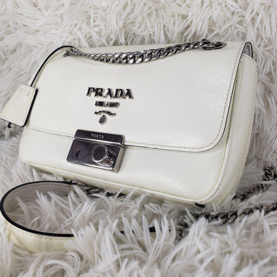 ☆美品 希少☆PRADA プラダ バッグ ホワイト 白-