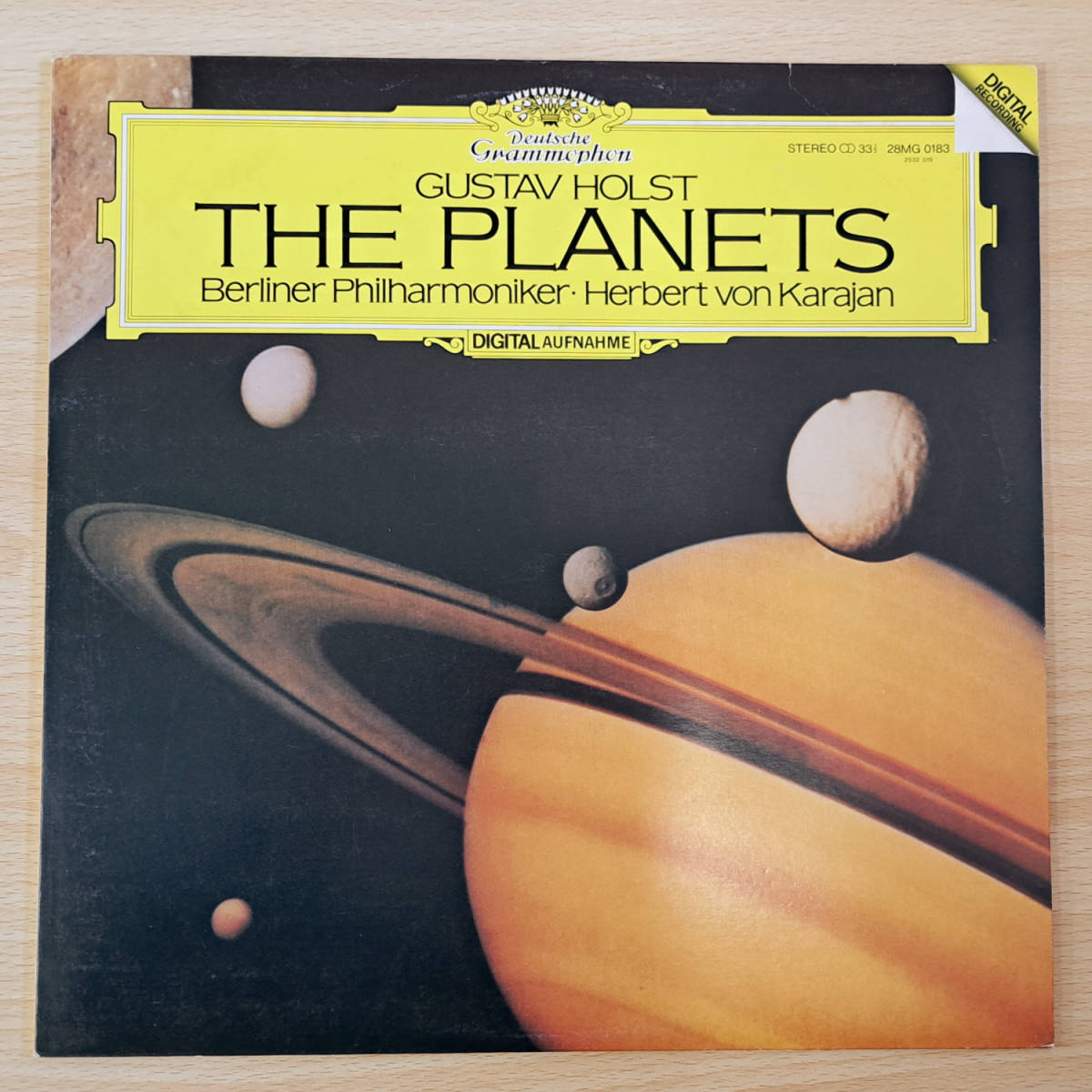 ホルスト：惑星 作品32   指揮ヘルベルト・フォン・カラヤン/ベルリン・フィルハーモニー管弦楽団 YH-123 の画像1