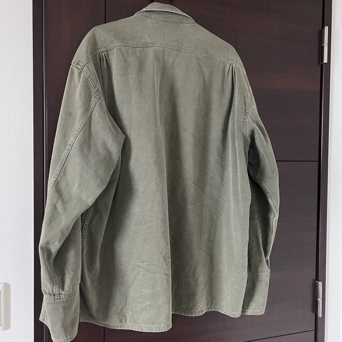 ヤフオク! - GREG LAUREN BOXY STUDIO SHIRT ARMY BAKER リメ...
