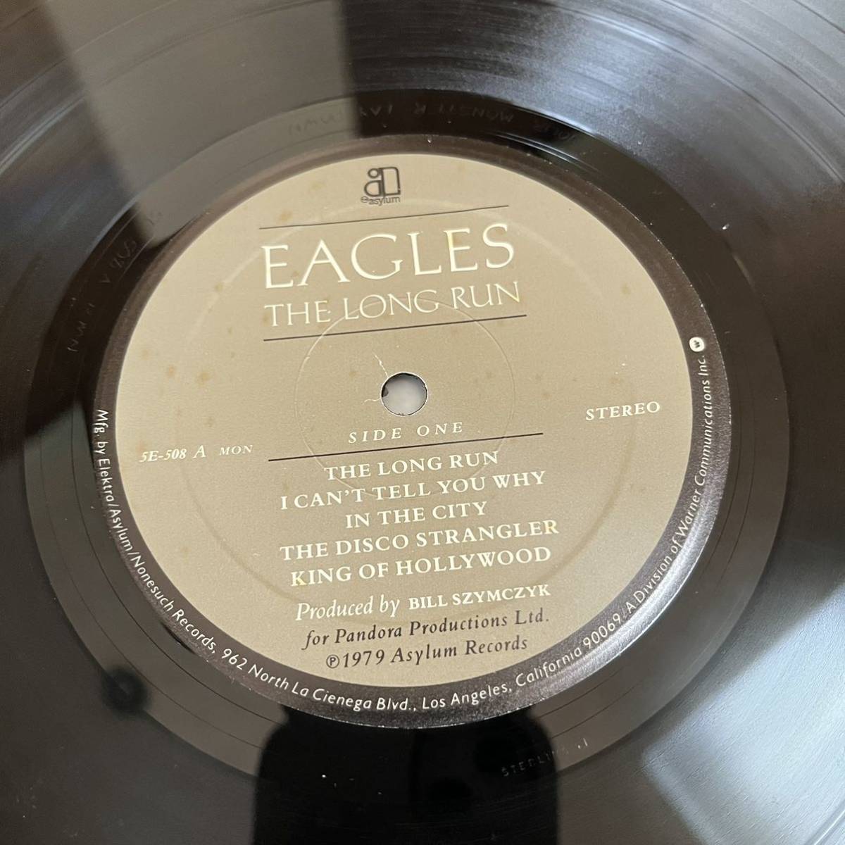 【US盤米盤】EAGLES THE LONG RUN イーグルズ / LP レコード / 5E-908 / スリーブ有 / 洋楽ロック /_画像7