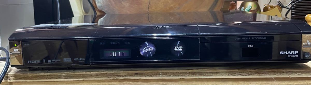 中古 シャープ 500GB DVDレコーダー AQUOS DV-ACW85