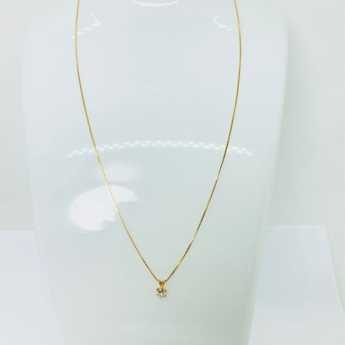 K18 1粒 ダイヤモンド ネックレス D:0.20ct | noonanwaste.com