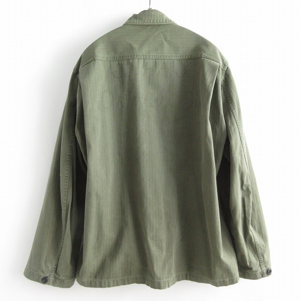 激レア 40s 実物 米軍 US NAVY M-42 HBT ジャケット M-L程度 USN