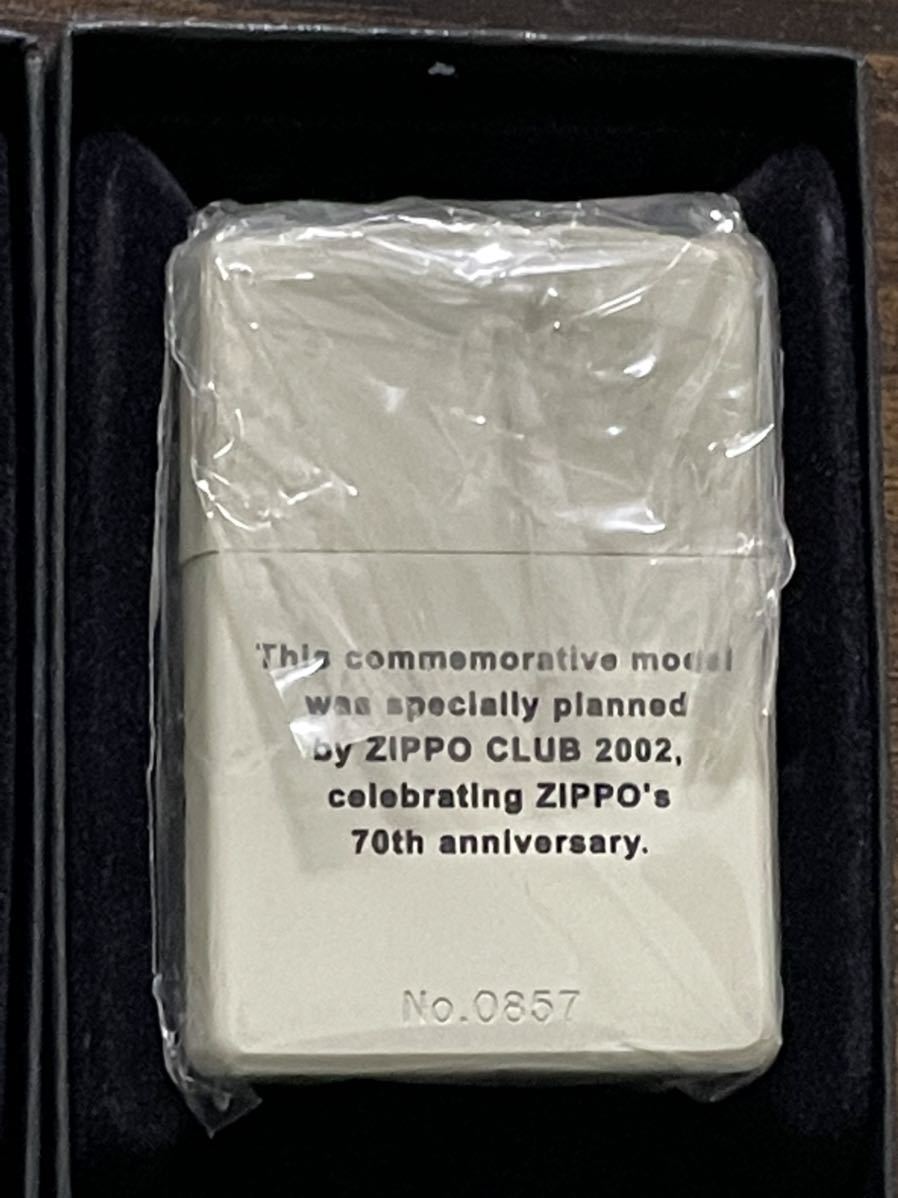 zippo WINDY 70th anniversary 2点セット ウィンディ 70周年記念 2002年製 commemorateve コメモラティブ　 シリアルナンバー 有り