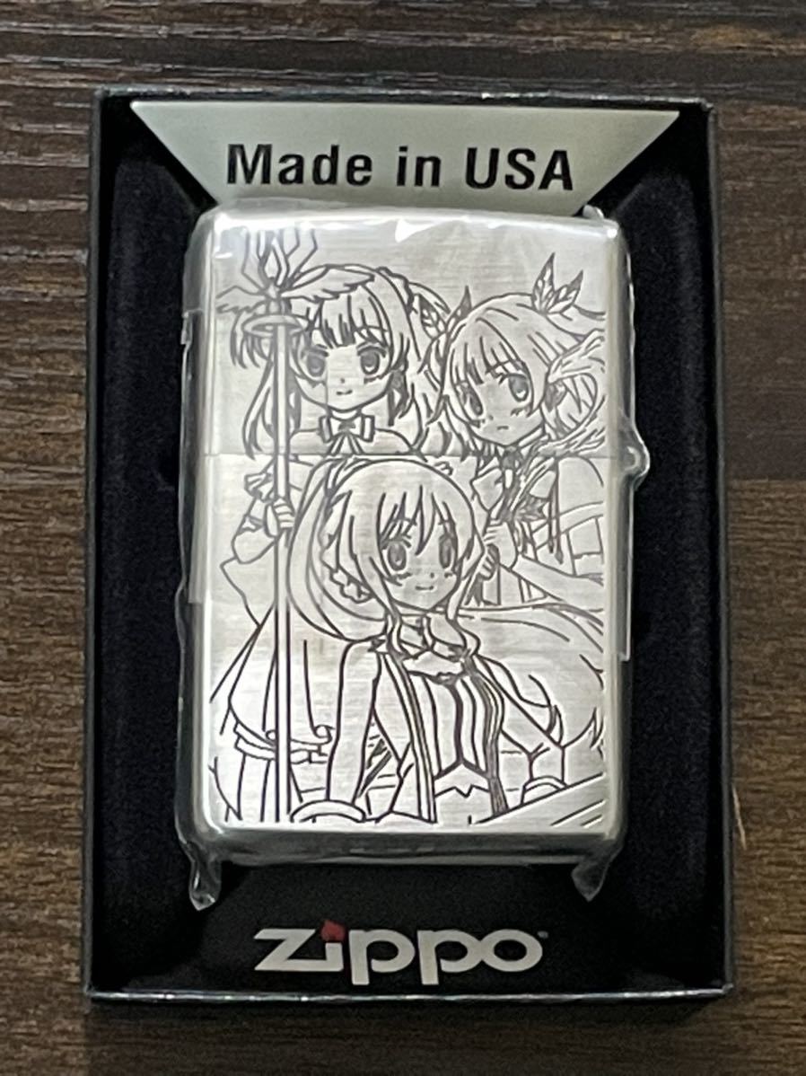 zippo マギアレコード マギカ外伝 B 魔法少女まどかマギカ 2020年製 いろは やちよ 鶴乃 フェリシア さな silver シルバー 両面デザイン_画像3