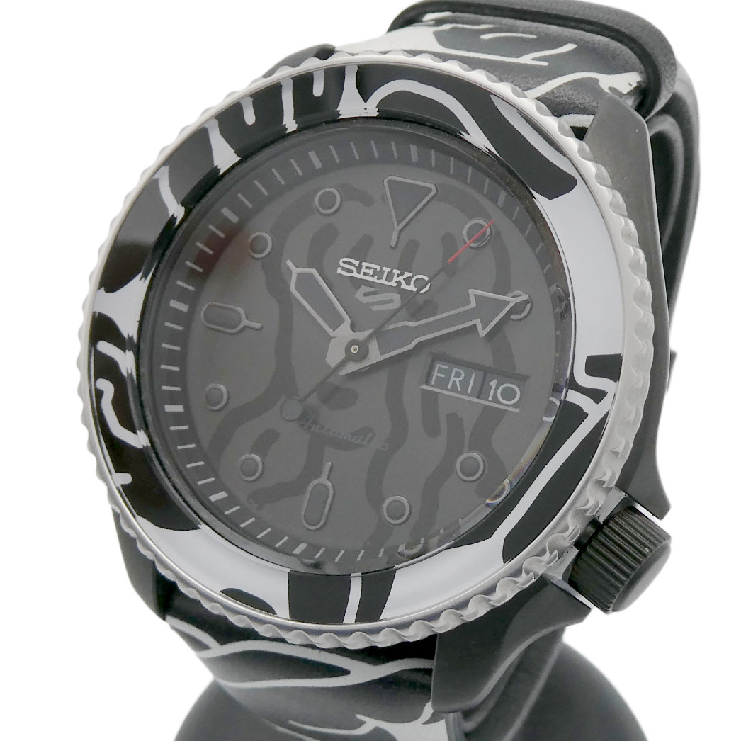SEIKO セイコー 5スポーツ オートモアイ コラボ 限定300本 自動巻き 腕時計 SBSA125