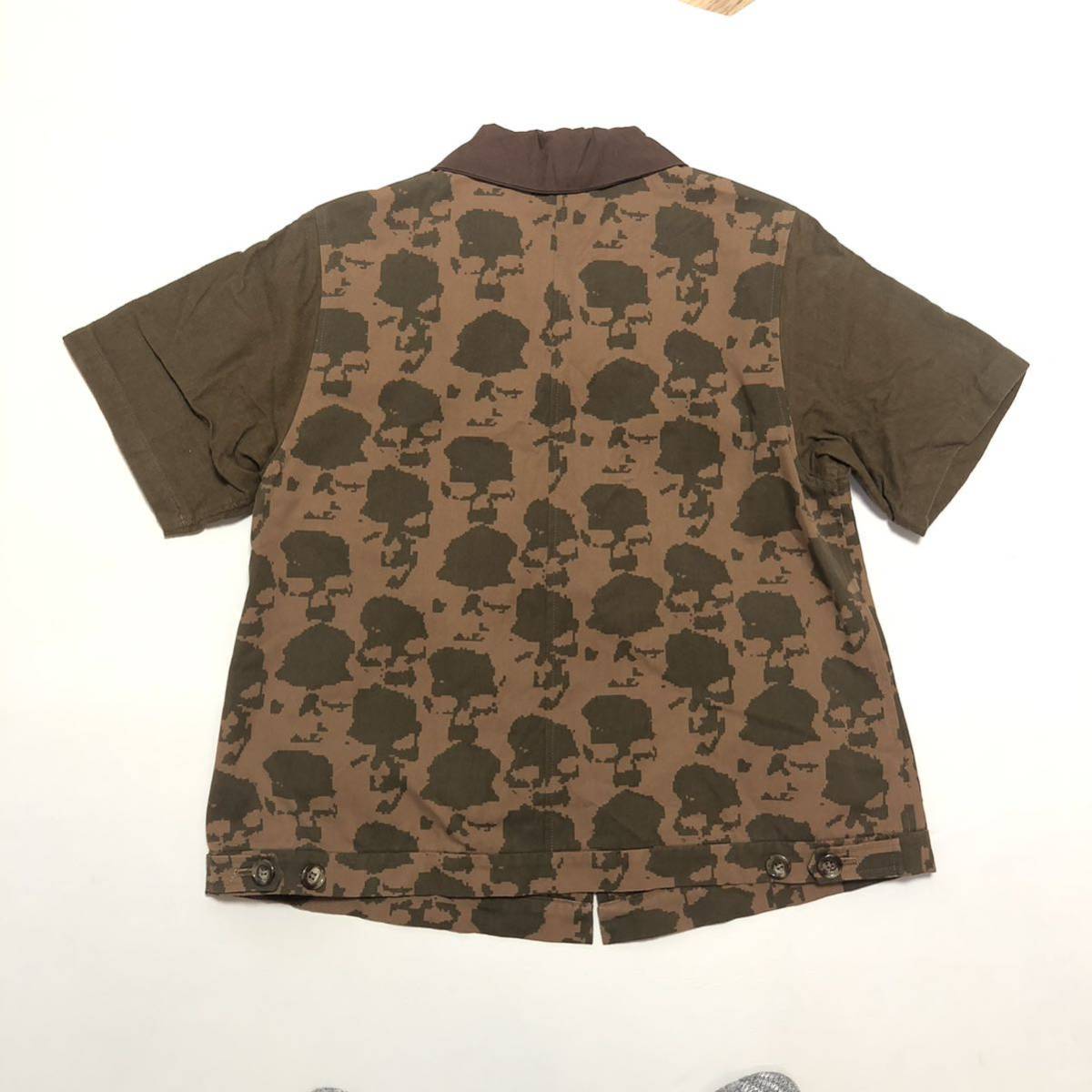 通常在庫品 UNDERCOVER 96SS ドクロ期 ドクロ迷彩半袖ブルゾン