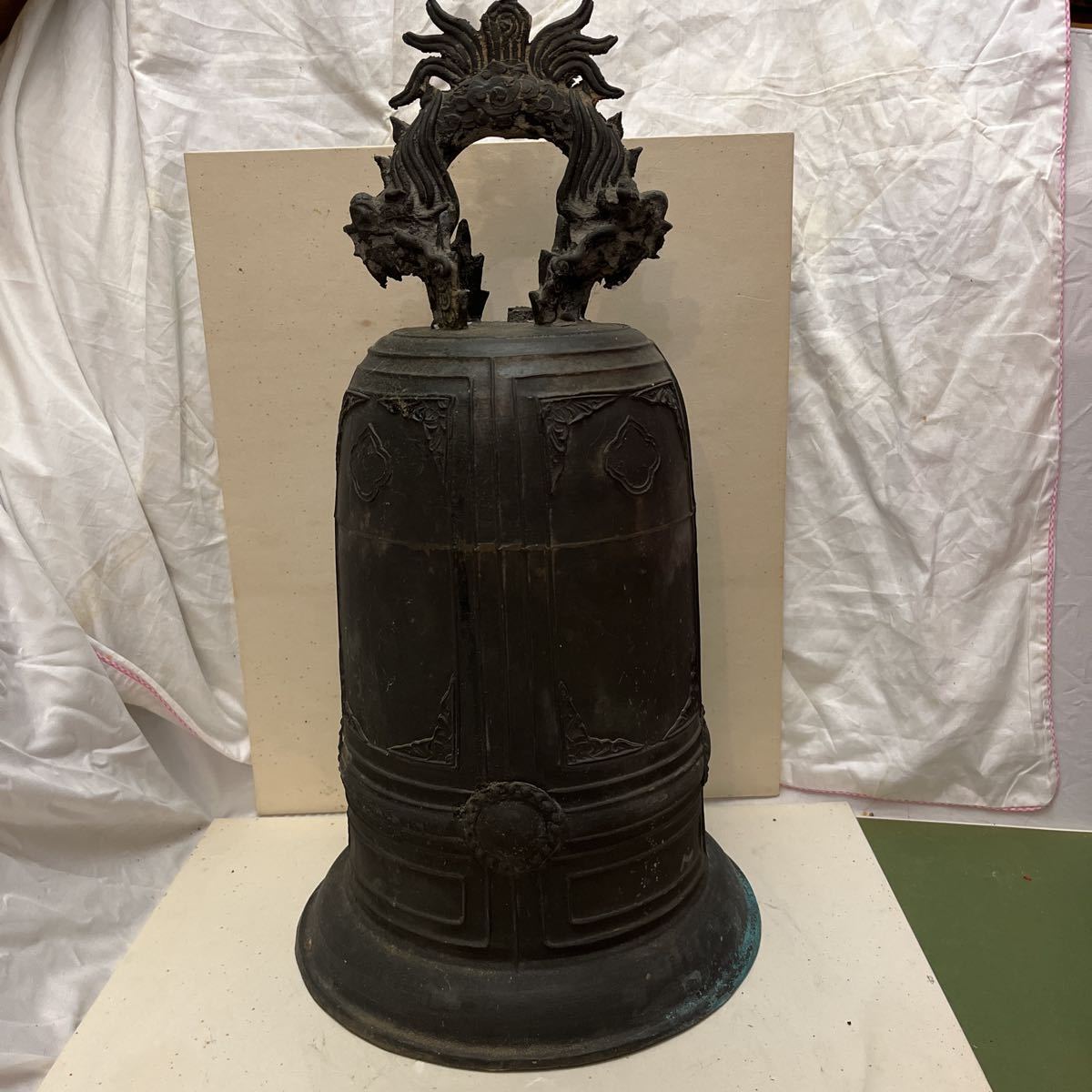 ヤフオク! - 仏教美術 つりがね 銅製 出自不明 半鐘 釣鐘 梵鐘