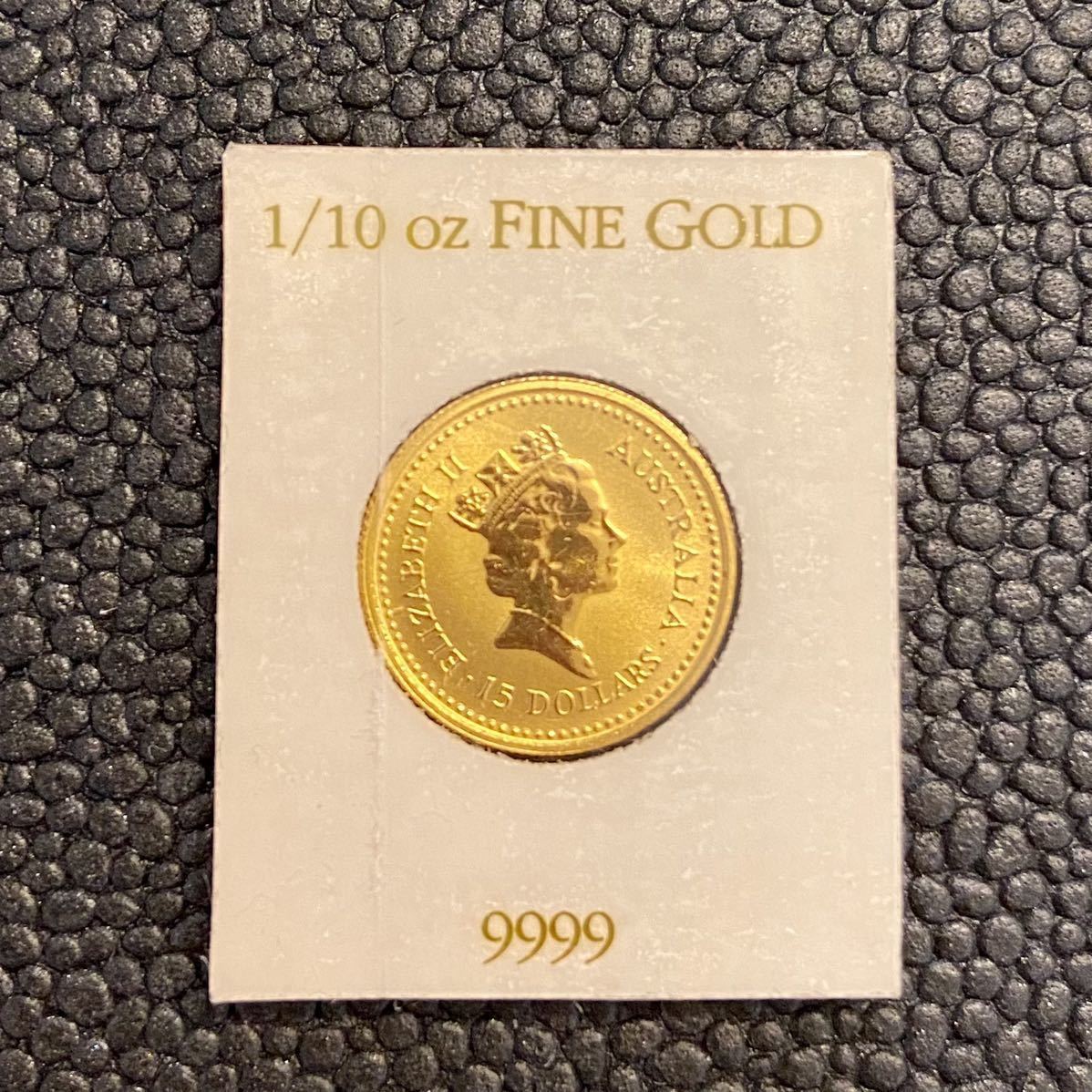 C2-10)K24 ナゲット金貨 1/10oz オーストラリア金貨 ナゲット