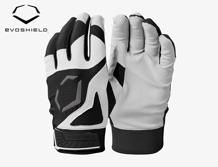 【日本未発売】Evoshield エボシールド 野球 バッティング グローブ 両手用 SRZ-1 BATTING 打撃用 ブラック wlwb5712009blackl_画像1