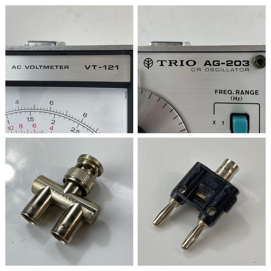 TEXIO オシレーター AG-203E Yahoo!オークション - TRIO AG-203 / VT-121 CRオシレーター