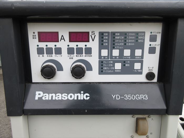 17662-1　デジタル半自動溶接機　YD-350GR3　本体のみ（送給装置付き）デジタルインバータ制御　パナソニック_画像3