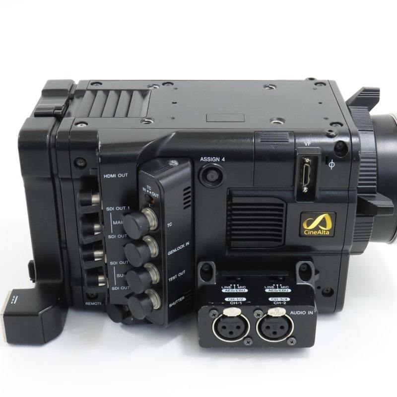 ソニー CineAlta 4Kカメラ　SONY PMW-F55　0.7型有機ELビューファインダー DVF-EL100　ARRIサポートシステム付！　メモリーカムコーダー 4K_画像6