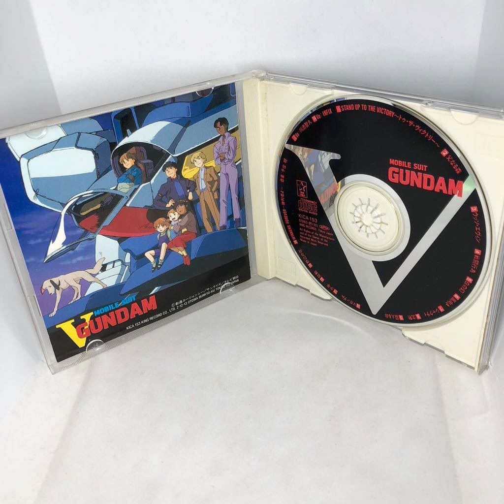 [ Mobile Suit V Gundam SCORE 1 ] Gundam б/у CD KICA153 1993 год подлинная вещь 
