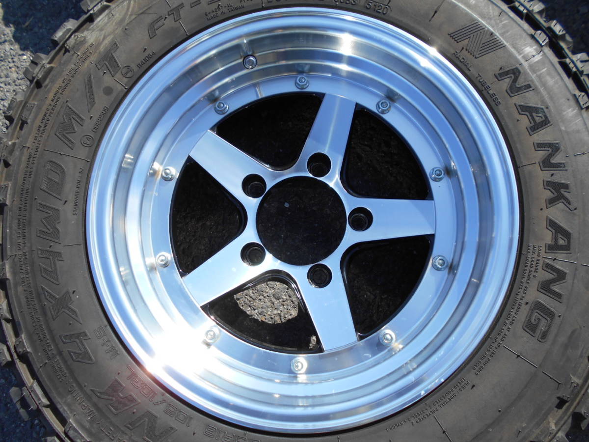本物 ロンシャン風 5.5J ー40 139.7 NANKANG NK 4×4WD M T FT-9 LT185