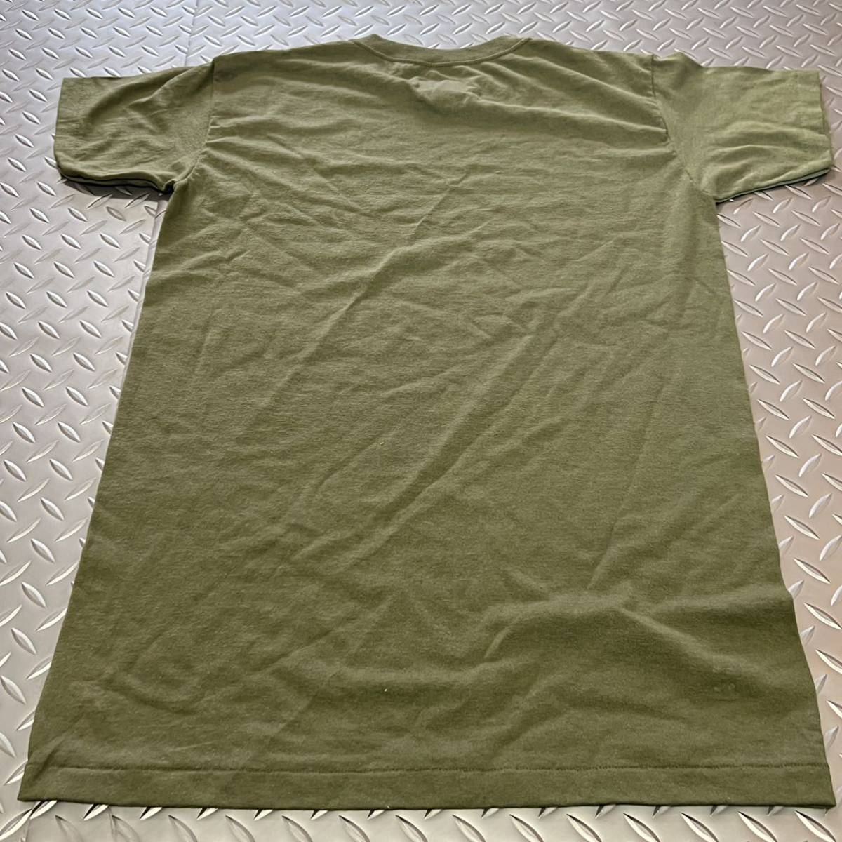 米軍放出品 Tシャツ DUKE 　サバゲー　ランニング　OD SMALL (INV OP57)_画像4