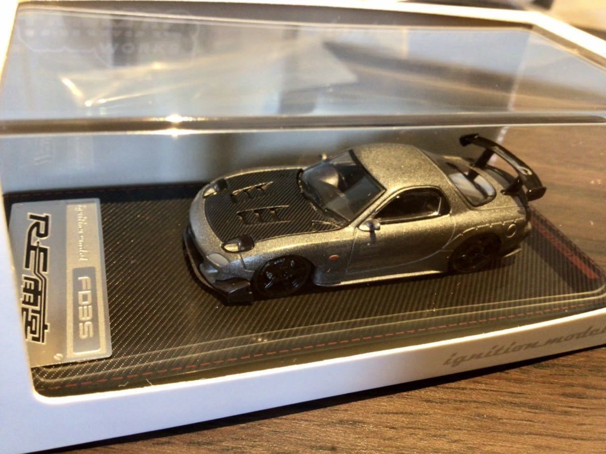 IG 1/64 RE Amemiya Mazda RX-7 FD3S titanium gray IG2061 ignition model AMEMIYA Mazda RX7 Gray Tarmac limitation 