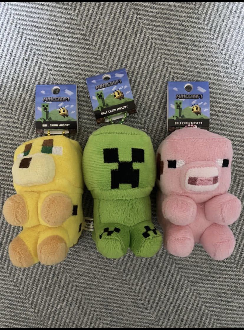 【激安大特価!】 マインクラフト ボールチェーンマスコット 全3種類セット 新品 その他 【激安大特価!】 マインクラフト ボールチェーンマスコット 全3種類セット 新品 その他