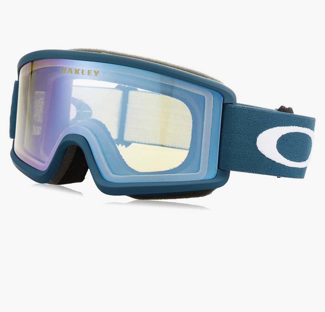  new goods regular goods Oacley OAKLEY goggle RIDGE LINE S HI YELLOW LENS field of vision excellent! yellow lens woman Junior free shipping frame blue 