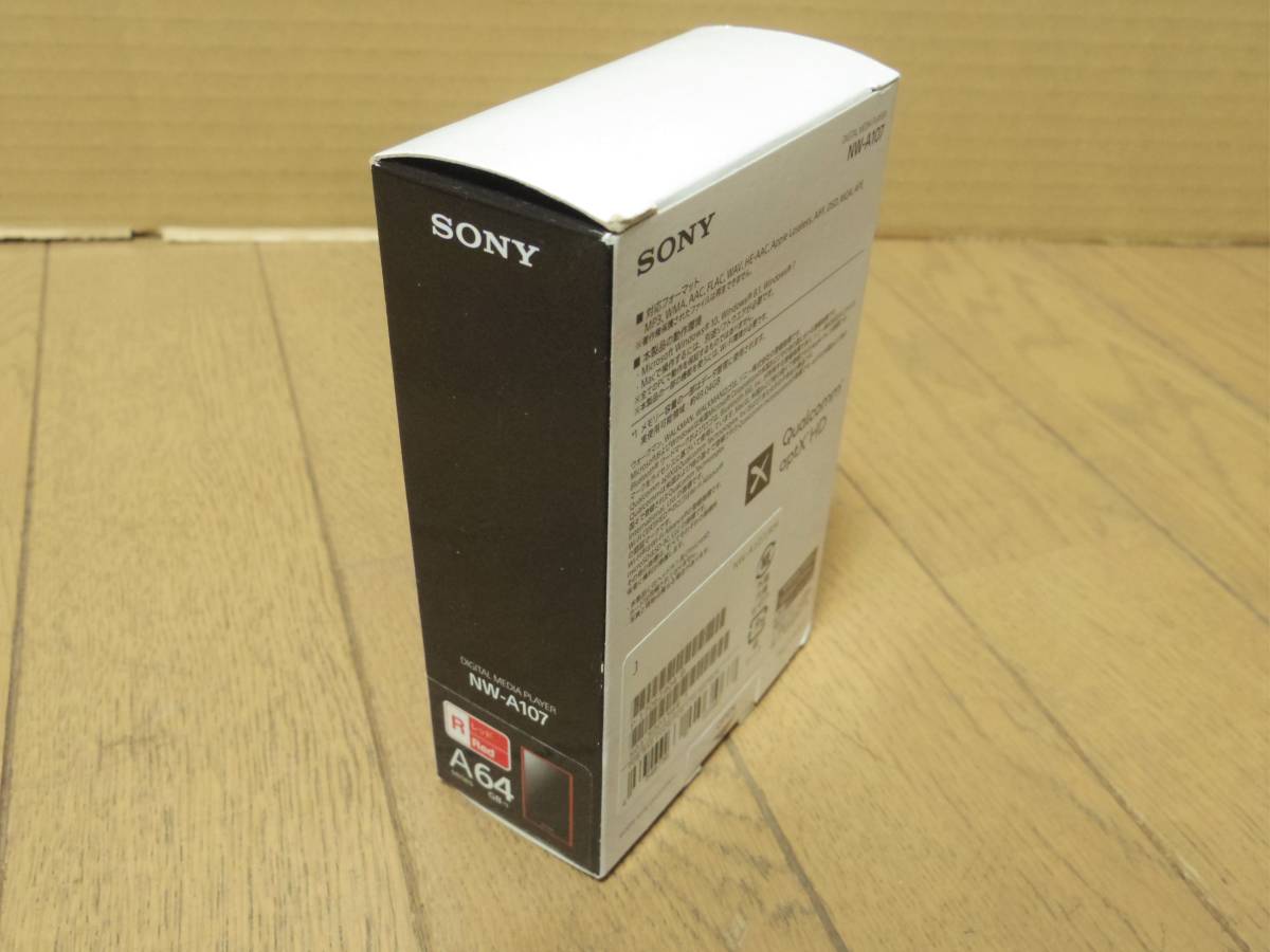 □□新品 メーカー保証付き SONY WALKMAN NW-A107 (R) [64GB レッド