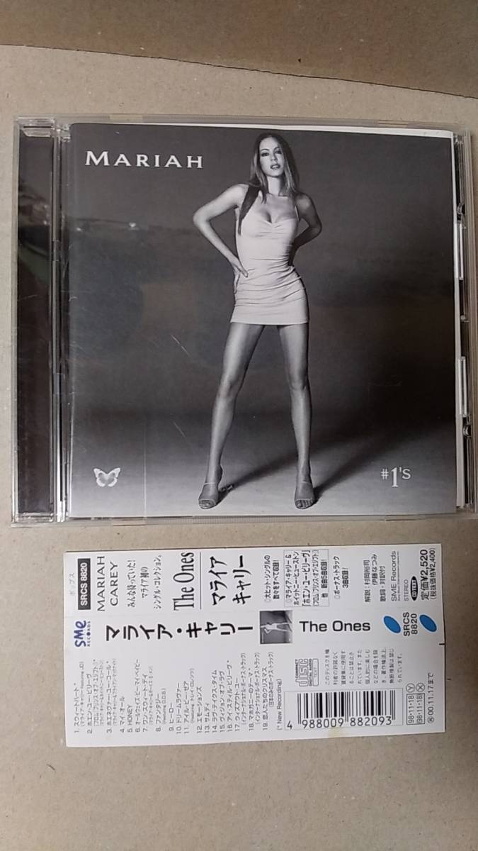 CD/ポップス、R＆B　MARIAH CAREY / THE ONES ＃1’s　1998年　日本盤　中古　マライア・キャリー_画像1