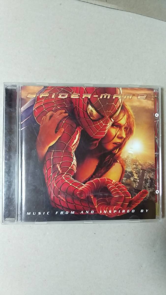 CD/映画、ロック、ポップス　SPIDER-MAN 2 / MUSIC FROM AND IMSPIRED BY　2004年　中古　スパイダーマン2オリジナルイメージアルバム_画像1