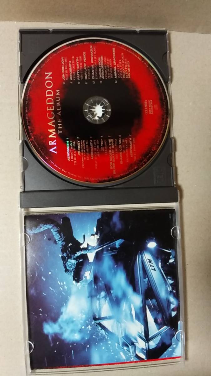 CD/映画、ロック　ARMAGEDDON THE ALBUM アルマゲドン オリジナルサウンドトラック　1998年　中古_画像3