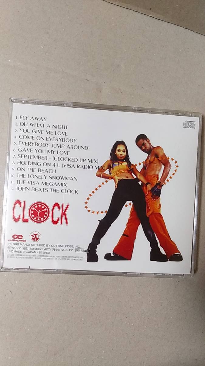 CD/ダンス、ソウル、ポップス　CLOCK / OH WHAT ANIGHT　1996年　日本盤　中古　クロック_画像2